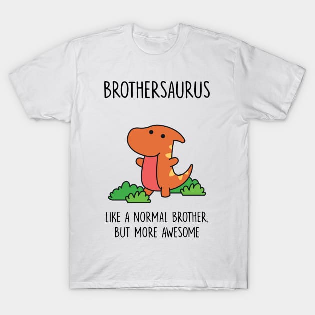 Brothersaurus T-Shirt by redbarron